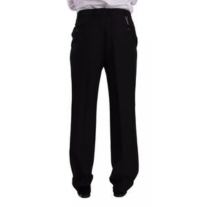 Domenico Tagliente Blue Polyester Single Breasted Formal 2 Piece Men's Suit